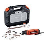 Micro Retífica Importada RT650 com 87 Acessórios e Maleta Black & Decker